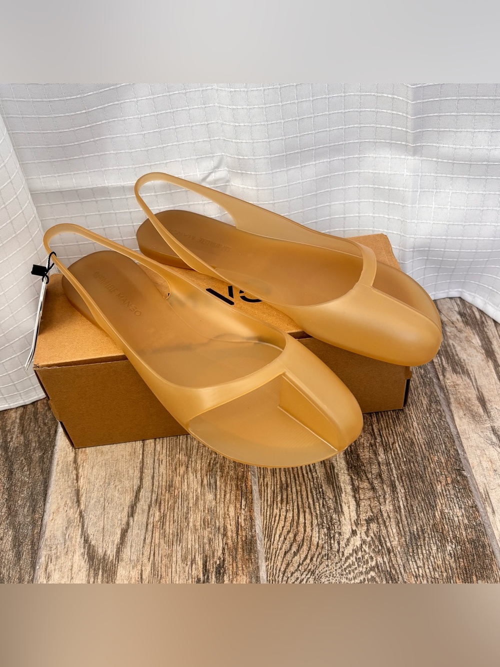 Mango x Supriya Lele Slingback Jelly Sandals Retro Womens 7.5